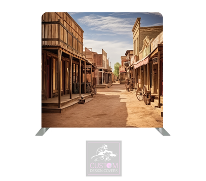 Wild West Lycra Pillowcase Backdrop Cover (DOUBLE SIDED)