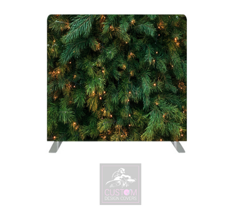 Christmas Lights Lycra Pillowcase Backdrop Cover (DOUBLE SIDED)