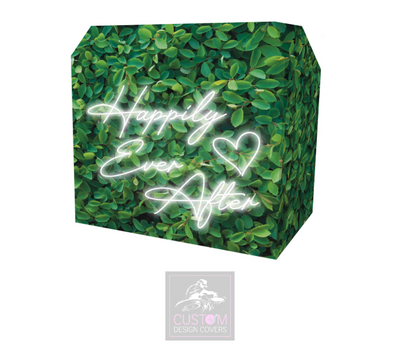 Spiraea Leave Happily Ever After Lycra DJ Booth Cover