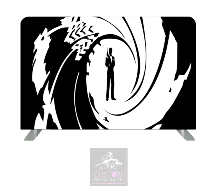 Secret Agent  Lycra Pillowcase Backdrop Cover