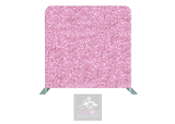 Pink Glitter Lycra Backdrop Cover