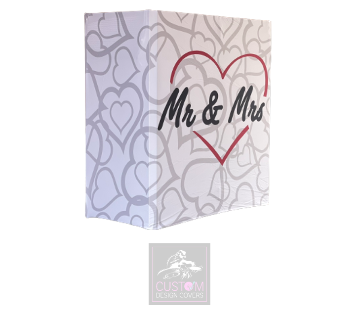 Mr & Mrs Lycra DJ Booth Cover