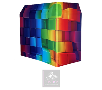 Colour Block&nbsp;Lycra DJ Booth Cover