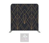 Gold Abstract Lycra Backdrop Cover