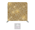 Small Square Gold Mirror Wall Effect Lycra Backdrop Cover