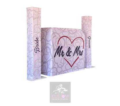 Mr & Mrs Wedding Lycra DJ Covers (PACKAGE BUNDLE) 