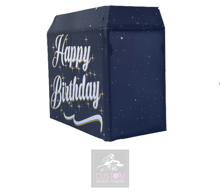 Happy Birthday Lycra DJ Booth Cover