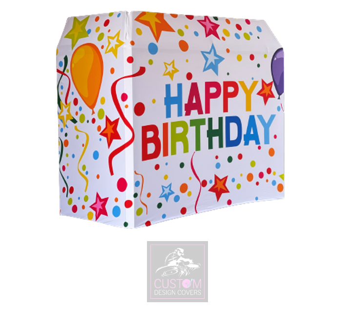 Happy Birthday (KIDS) Lycra DJ Booth Cover