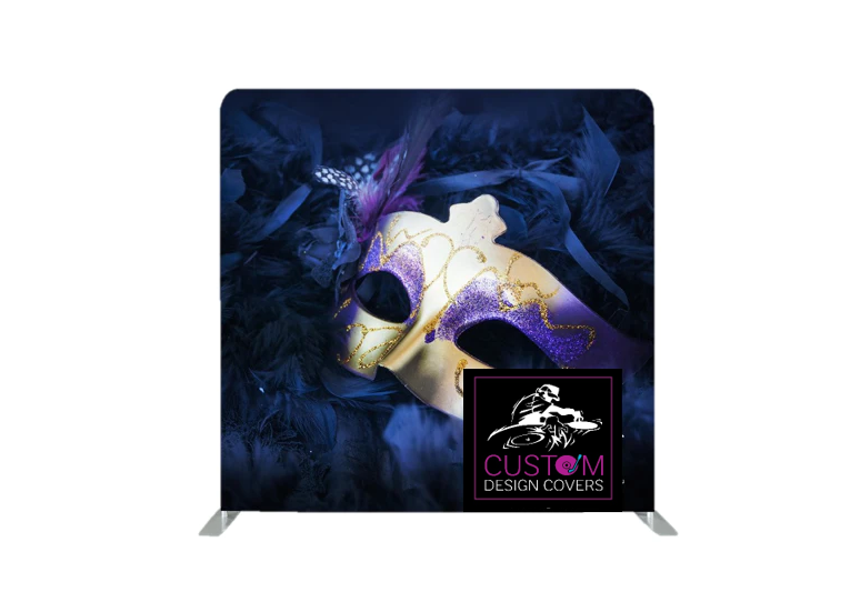 Masquerade Lycra Pillowcase Backdrop Cover