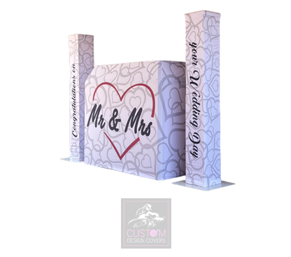 Mr & Mrs Wedding Lycra DJ Covers (PACKAGE BUNDLE) 