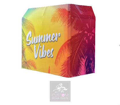 Summer Vibes Lycra DJ Booth Cover