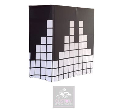 Black and White EQ Booth Cover Truss