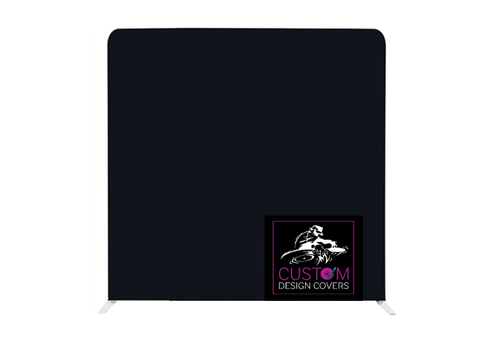 Black Lycra Pillowcase Backdrop Cover