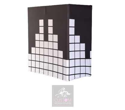 The Equalizer Lycra DJ Booth Cover (Black/White)