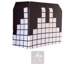 The Equalizer Lycra DJ Booth Cover (Black/White)