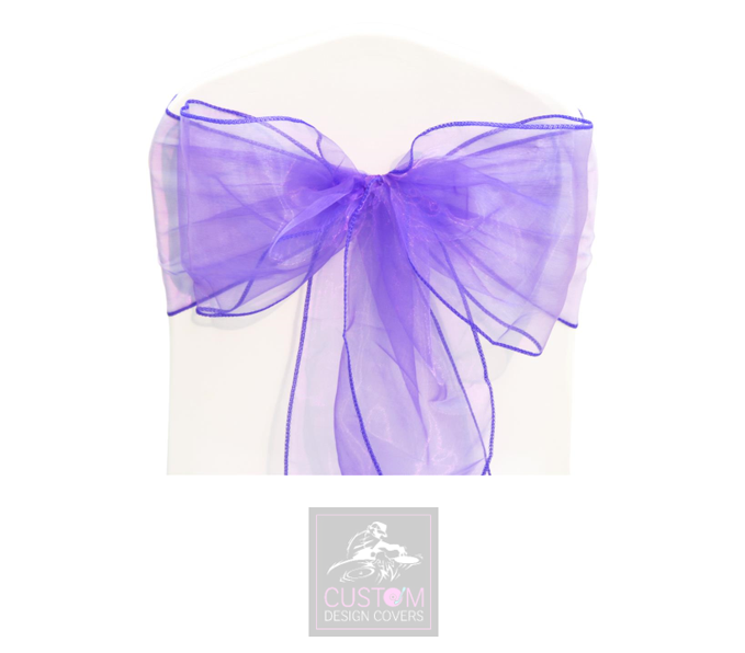 Amethyst Organza Sashes