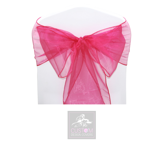 Crimson Organza Sashes