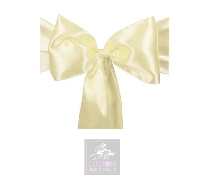 Ivory Satin Sashes