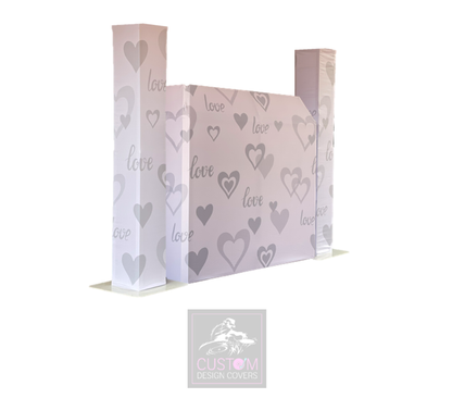 Wedding Love & Hearts Lycra DJ Covers (PACKAGE BUNDLE)