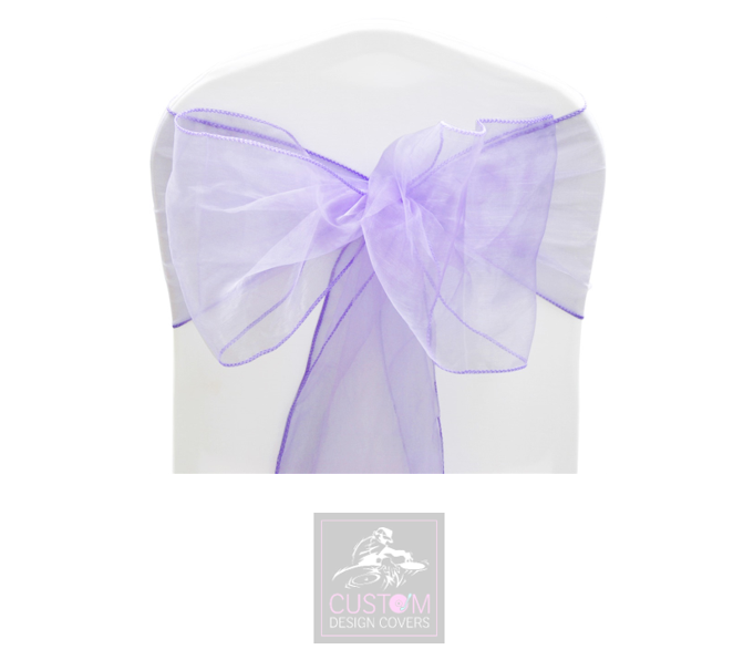 Lavender Organza Sashes