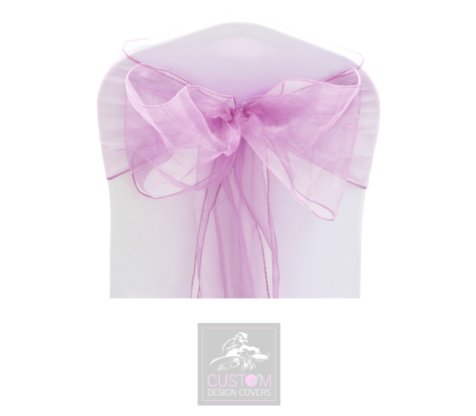 Persian Pink Organza Sashes