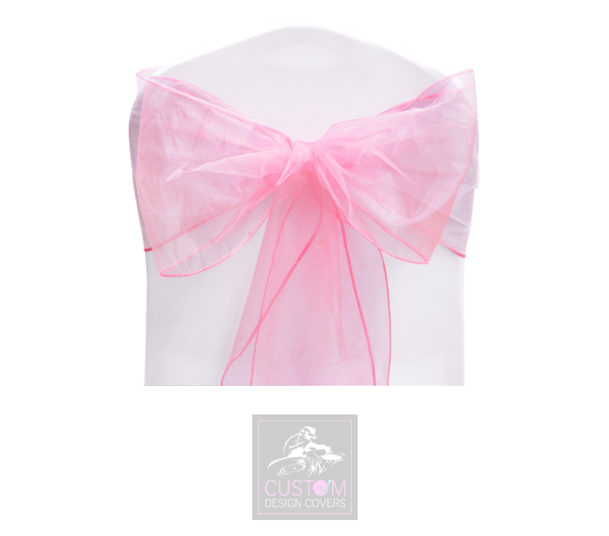 Pink Organza Sashes