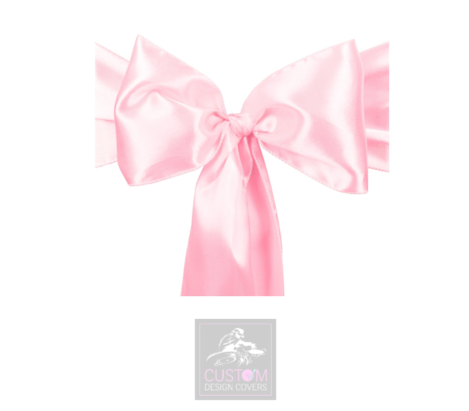 Pink Satin Sashes