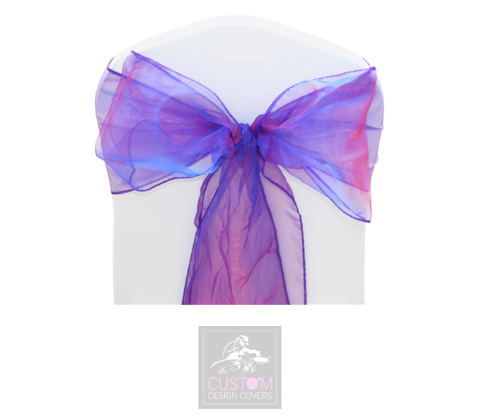 Purple Majesty Organza Sashes