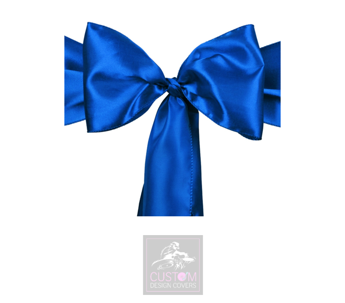 Royal Blue Satin Sashes