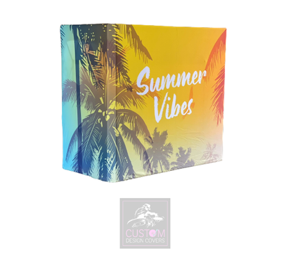 Summer Vibes Lycra DJ Booth Cover