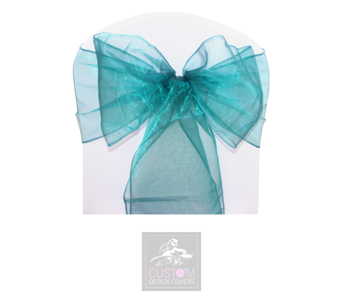 Sea Green Organza Sashes