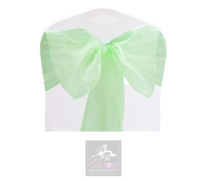 Spearmint Organza Sashes