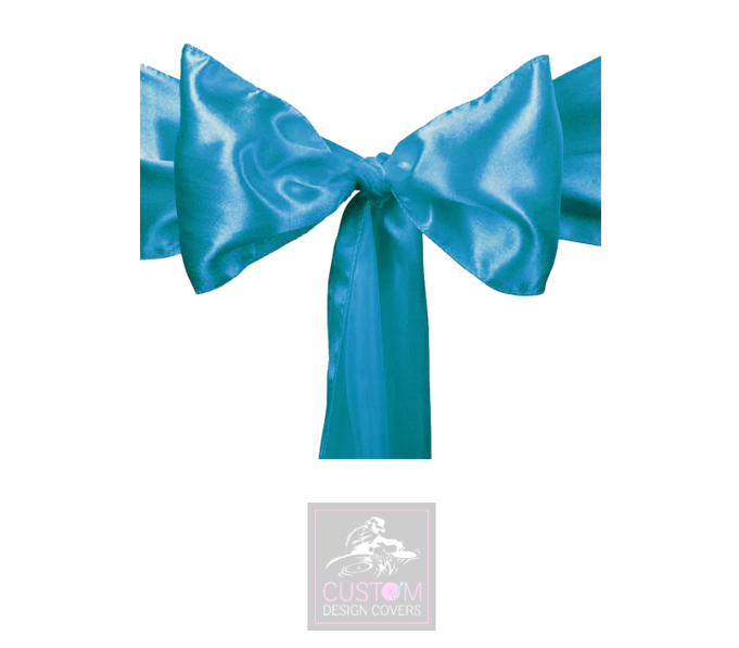 Turquoise Satin Sashes