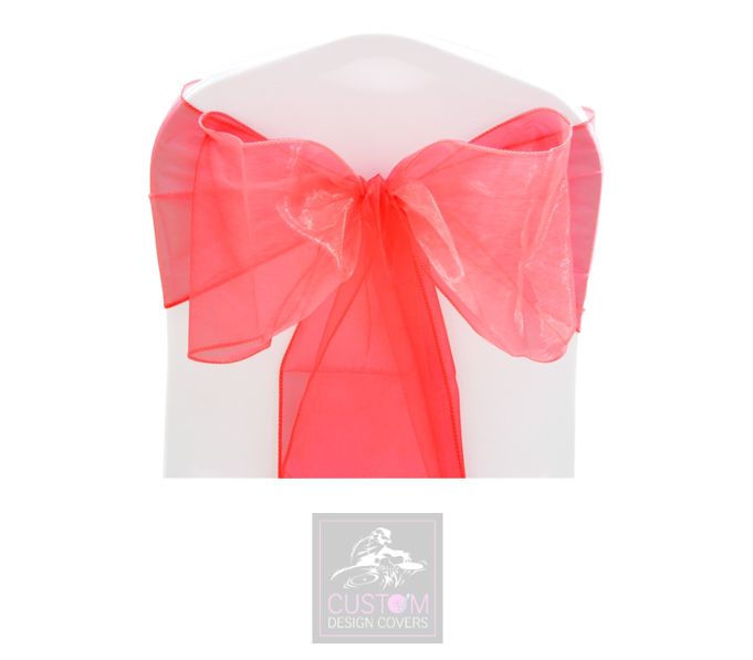 Watermelon Organza Sashes