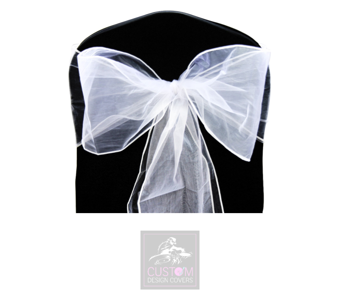 White Organza Sashes