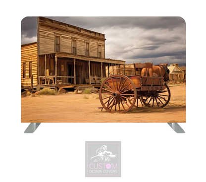 Wild West Lycra Pillowcase Backdrop Cover (DOUBLE SIDED)