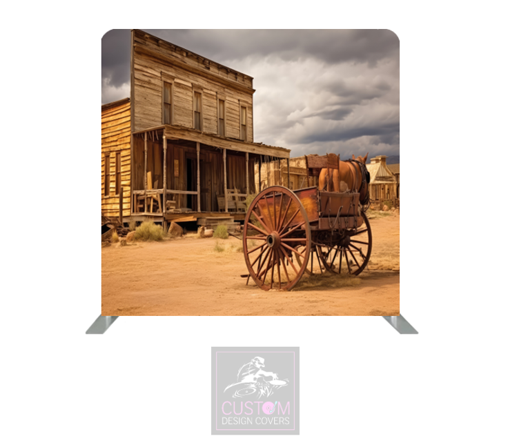 Wild West Lycra Pillowcase Backdrop Cover (DOUBLE SIDED)