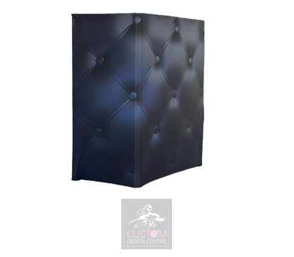 Chesterfield BLACK Lycra DJ Booth Cover