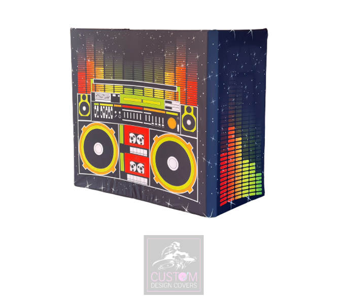 Boombox Stereo Lycra DJ Booth Cover