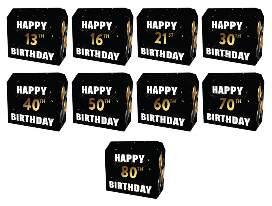 Milestone Birthday Lycra DJ Booth Covers (PACKAGE BUNDLE) - MKII