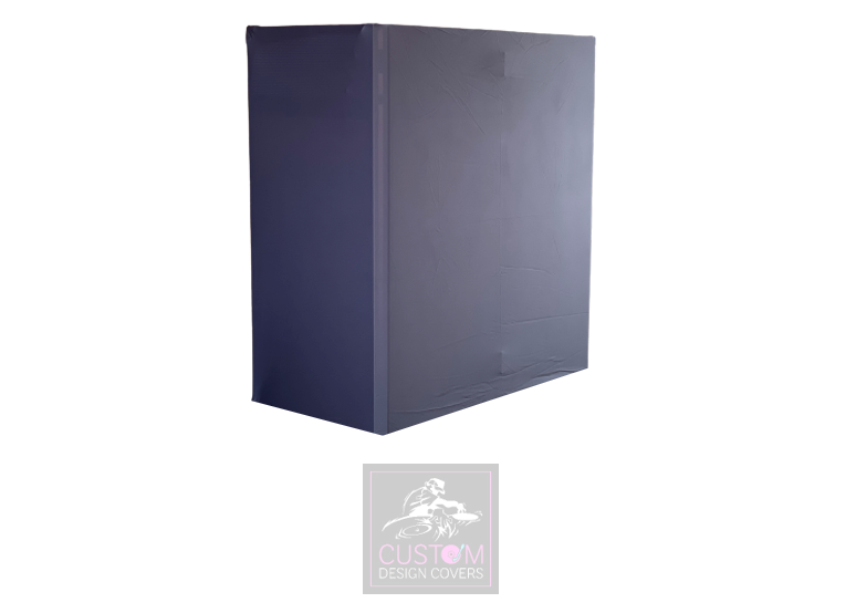 Plain Black Lycra DJ Booth Cover