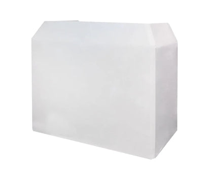 Plain White Lycra DJ Booth Cover