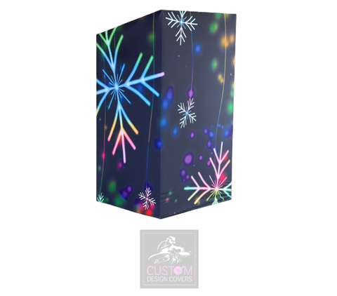 Christmas Snowflake Lycra DJ Booth Cover