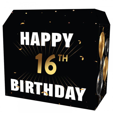 Happy 16th Birthday Lycra DJ Booth Cover