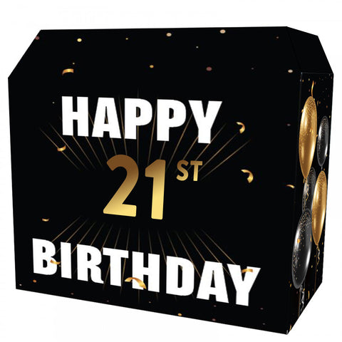 Happy 21st Birthday Lycra DJ Booth Cover