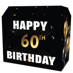 HAPPY 60TH BIRTHDAY LYCRA DJ BOOTH COVER