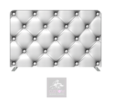 White Chesterfield Lycra Backdrop Cover