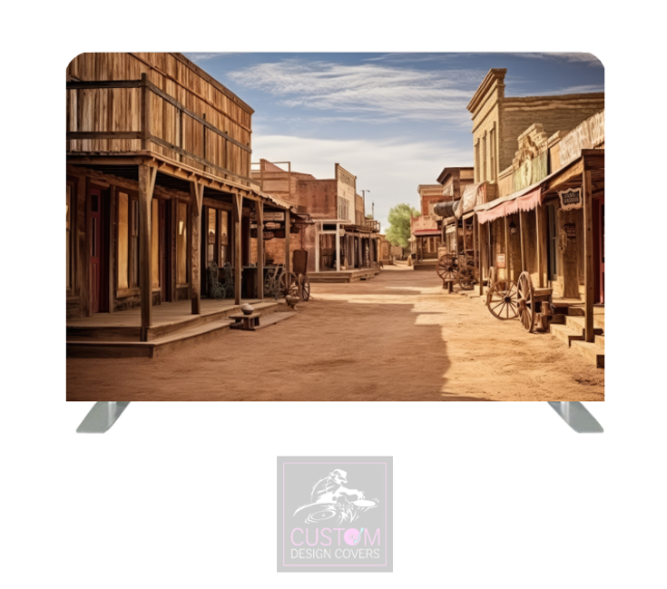 Wild West Lycra Pillowcase Backdrop Cover (DOUBLE SIDED)