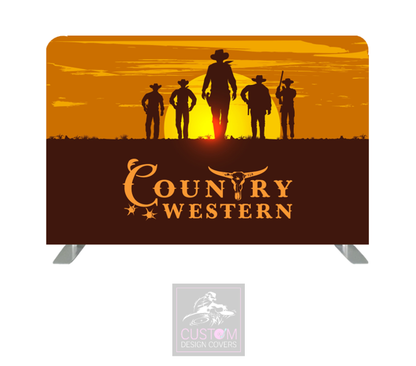 Wild West Lycra Pillowcase Backdrop Cover (DOUBLE SIDED)